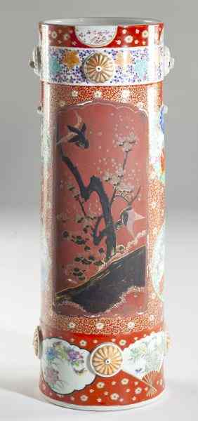 Appraisal: Japanese Imari Variant Umbrella Standmid th century two sides with