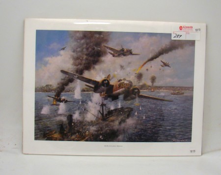 Appraisal: Tony Fachet color print depicting B- 's Attacking Japanese S