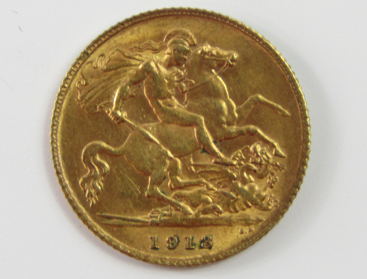 Appraisal: A George V half sovereign