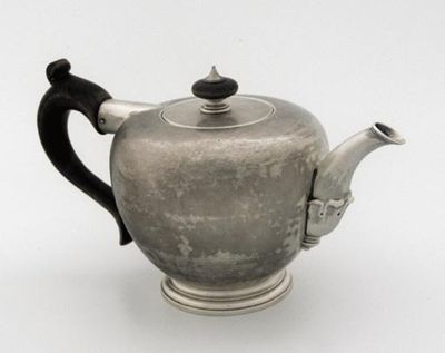 Appraisal: A George II West Country teapot and cover of tapered