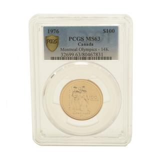 Appraisal: Canada Montreal Olympics Gold Coin PCGS MS-