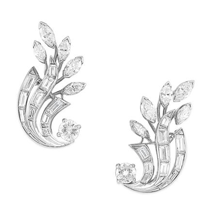 Appraisal: Pair of Diamond Earrings Estimate -