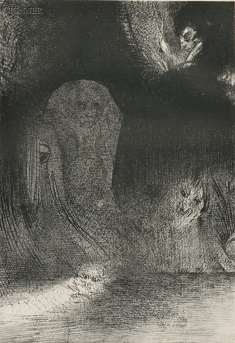 Appraisal: Odilon Redon French - J'ai quelquefois aper u dans la