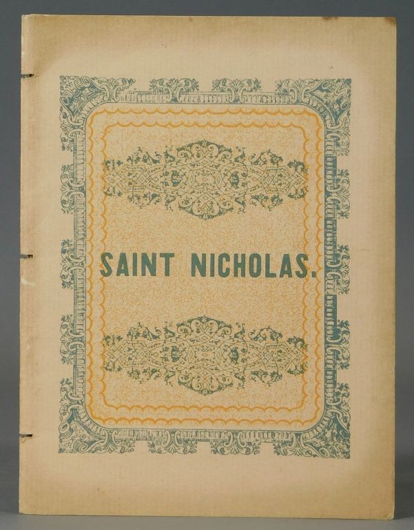 Appraisal: Saint Nicholas Santa Claus Christmas Chapbook United States Late th-Early