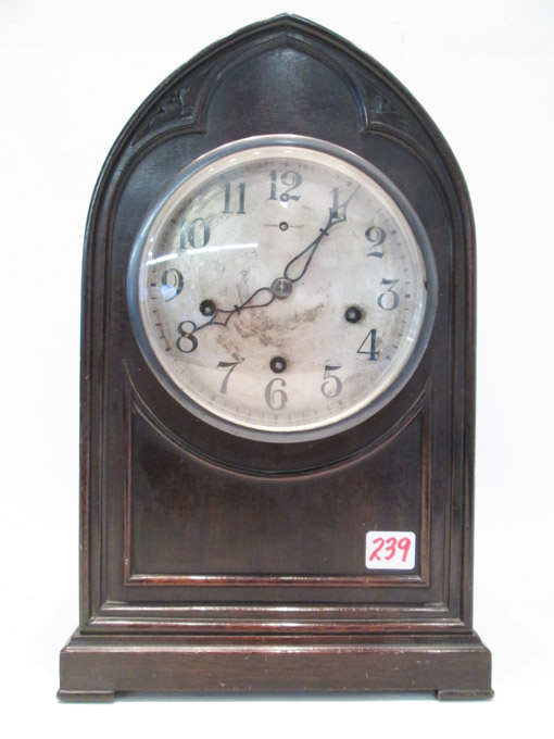 Appraisal: MANTEL CASE MANTEL CLOCK New Haven Clock Co Inglewood model