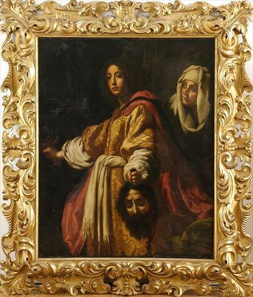 Appraisal: EUROPEAN SCHOOL JUDITH WITH THE HEAD OF HOLOFERNES Oil on