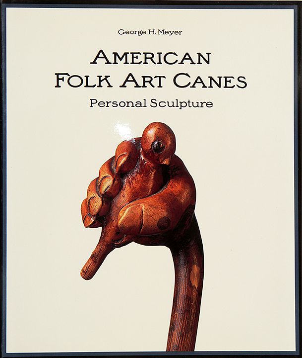 Appraisal: American Folk Art Canes American Folk Art Canes by George