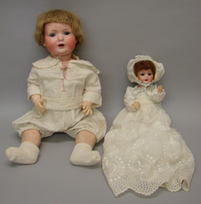 Appraisal: Pair of Bahr Prothchild character babies L cir BP heart