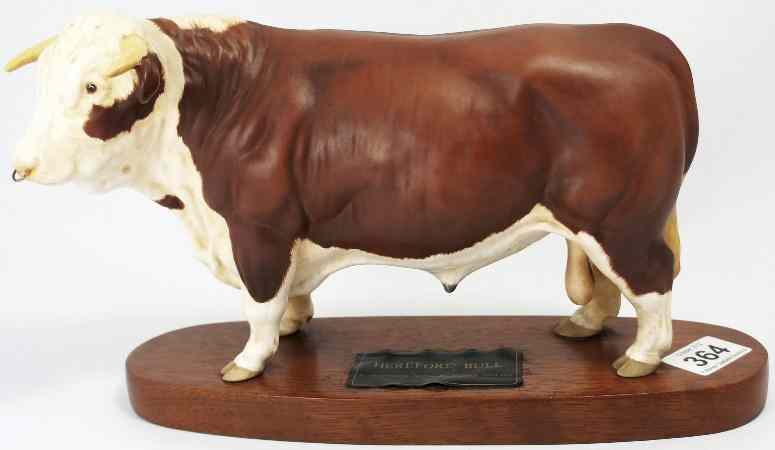 Appraisal: Beswick Connoisseur Model of a Hereford Bull c