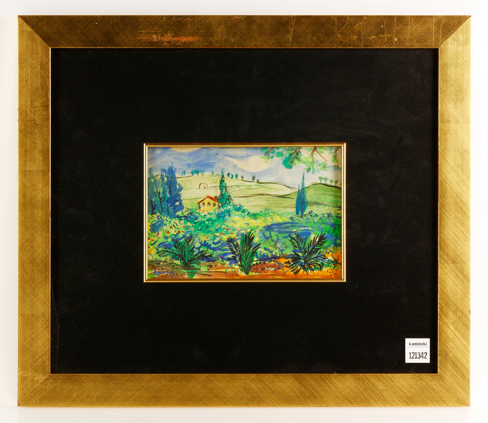 Appraisal: - Dufy Paysage de Provence W C Raoul Dufy French