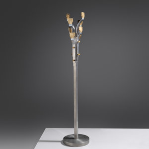 Appraisal: Ignazio Gardella Attribution - Coat Hanger brass chrome-plated steel H