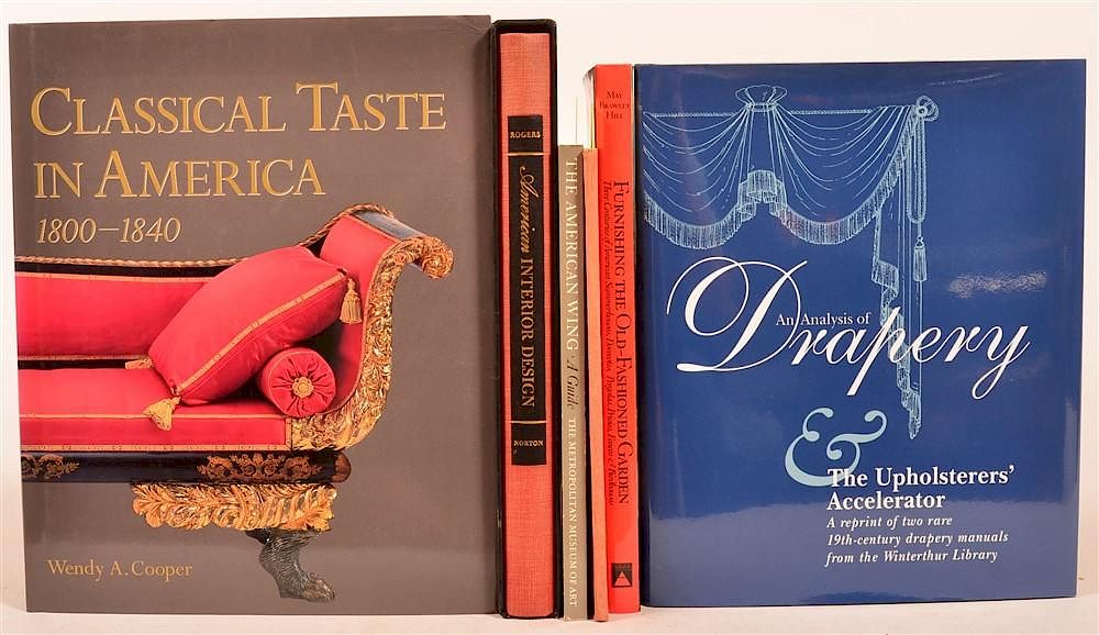 Appraisal: vols Books on Antiques Design Cooper Classical Taste in America