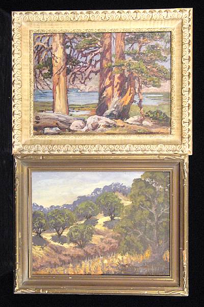 Appraisal: Wadsworth American th century Trees in the Foothills also a