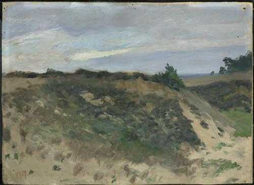 Appraisal: MODERSOHN OTTO Soest - Fischerhude Dune landscape Circa Oil on