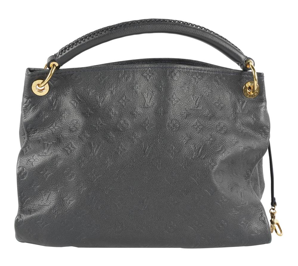 Appraisal: LOUIS VUITTON ARTSY MM HANDBAGMonogram Empreinte embossed leather with leather