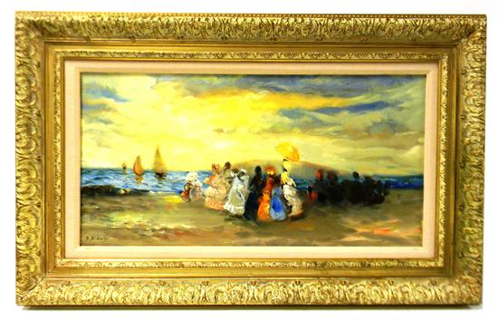 Appraisal: Stephano Sideris Greek - oil on canvas depicts an early