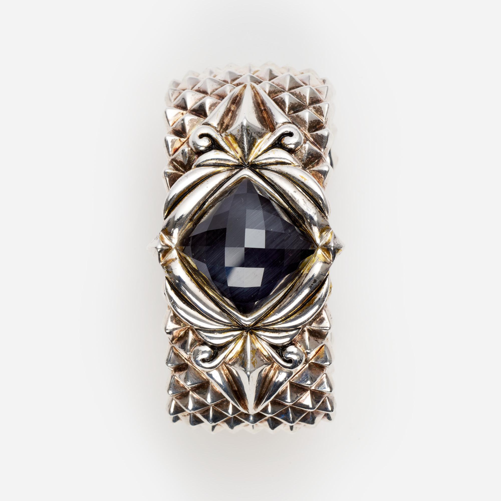 Appraisal: STEPHEN WEBSTER SUPERSTUD BAROQUE CRYSTAL HAZE CUFF A Stephen Webster