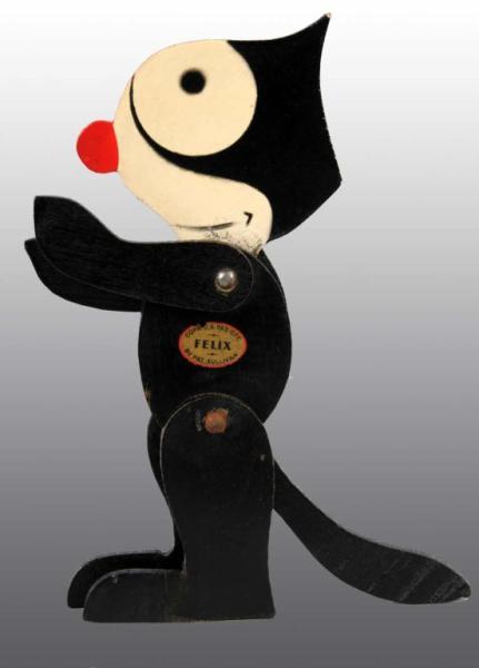 Appraisal: Wood Performo Felix The Cat Jointed Figure Description Copyright Pat