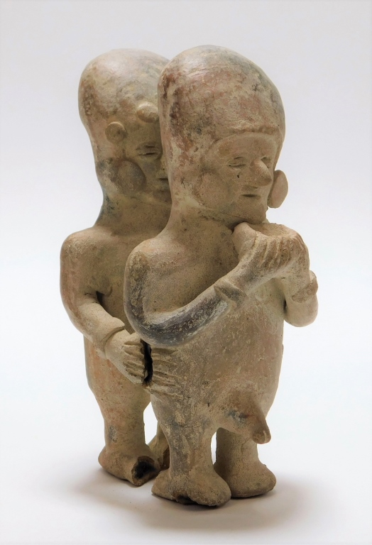 Appraisal: PRE COLUMBIAN FERTILITY SCULPTURE South America Pre ColumbianIncludes an erotic