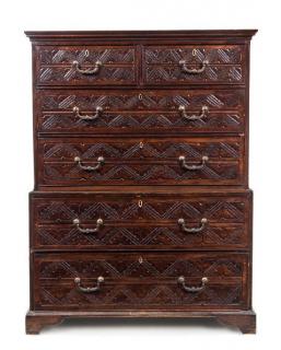 Appraisal: A Charles II Style Chest of Drawers late th century