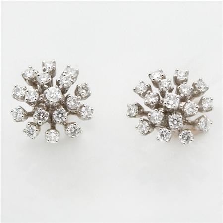 Appraisal: Pair of Diamond Earrings Estimate -