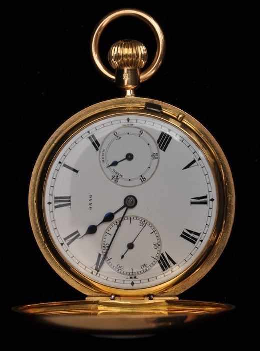 Appraisal: ARMY AND NAVY GOLD POCKET WATCH