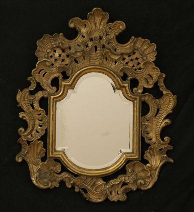 Appraisal: Italian Baroque-Style Giltwood Mirror