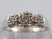 Appraisal: An carat white gold diamond ring size L gms