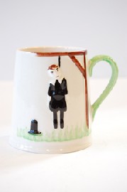 Appraisal: CARLTONWARE HANGMAN MUG