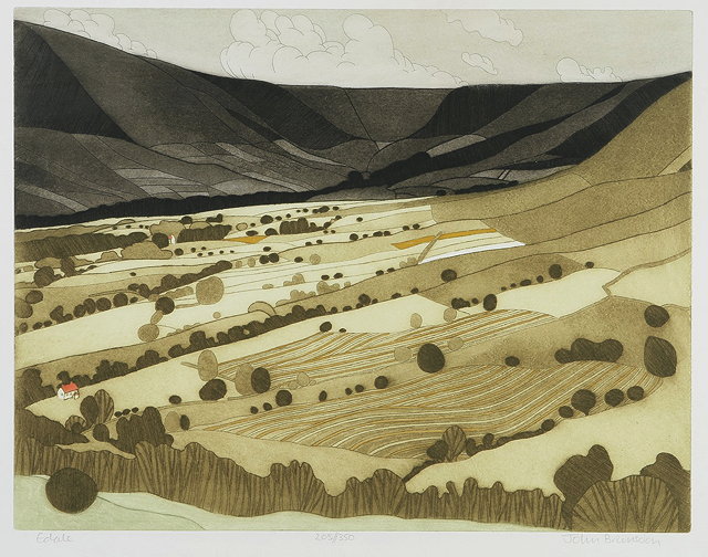 Appraisal: John Brunsdon British - Edale signed titled and numbered in