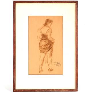 Appraisal: Raphael Soyer drawing Raphael Soyer drawing Raphael Soyer Russian American