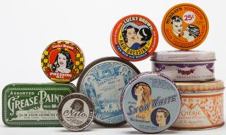 Appraisal: Nine Skin and Hair Care Product Tins Nine Skin Hair