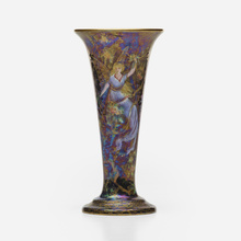 Appraisal: Daisy Makeig-Jones for Wedgwood FAIRYLAND LUSTRE BUTTERFLY WOMEN VASE PATTERN