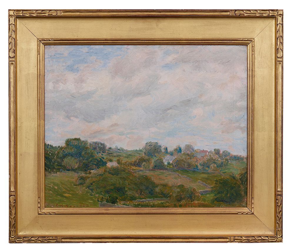 Appraisal: Charles Henry Hayden - Painting Farm Landscape Framed Charles Henry