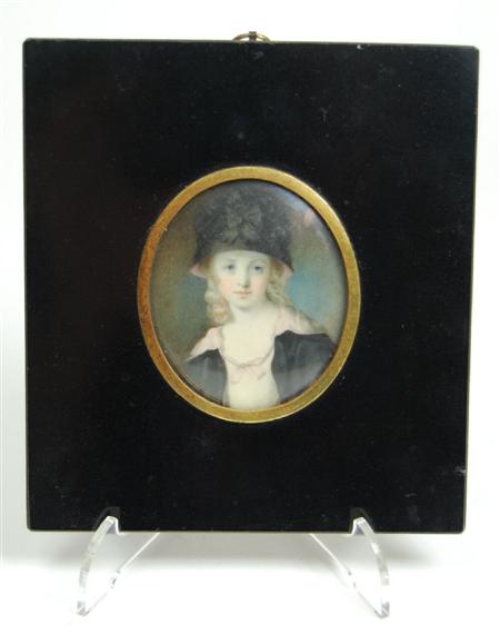 Appraisal: REGENCY PORTRAIT MINIATURE OF A LADY EARLY TH CENTURY in