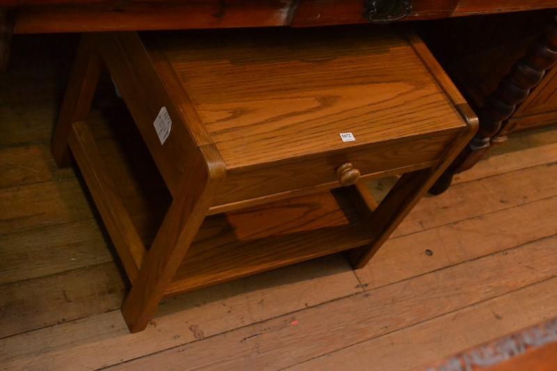 Appraisal: A SINGLE BEDSIDE CABINET A SINGLE BEDSIDE CABINET