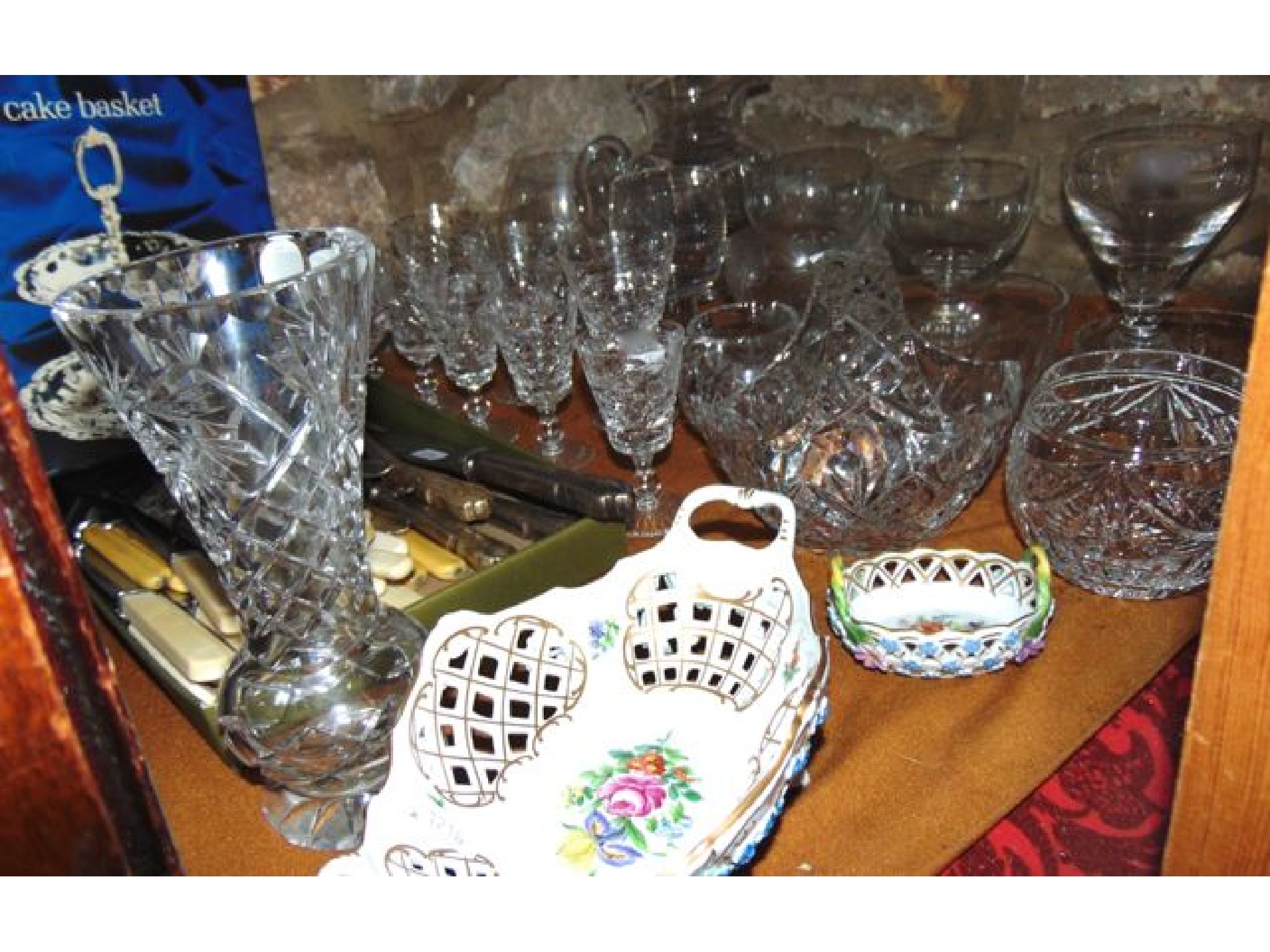 Appraisal: A selection of drinking glasses to include a th century