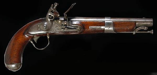 Appraisal: An type flintlock pistol by John Joseph Henry The inch