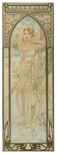 Appraisal: ALPHONSE MUCHA ECLAT DU JOUR x inches x cm Condition