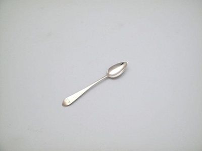 Appraisal: William Clark a silver old English Point pattern teaspoon circa