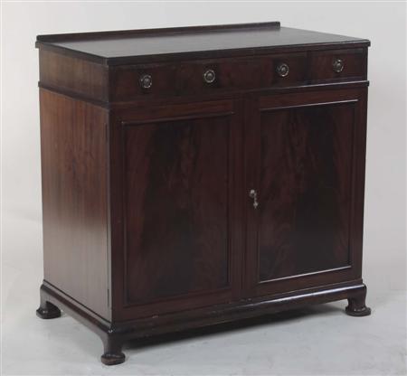 Appraisal: A th century mahogany cabinet By Whytock Reid the moulded