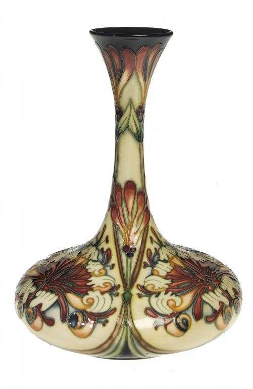 Appraisal: A MOORCROFT FLORIAN DREAM VASE DESIGNED BY RACHEL BISHOP cm