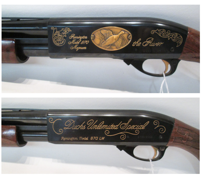 Appraisal: DUCKS UNLIMITED REMINGTON model TWO GUN SET Mississippi Edition The