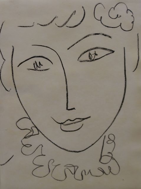 Appraisal: Henri Matisse French - Tete de Femme circa lithograph x