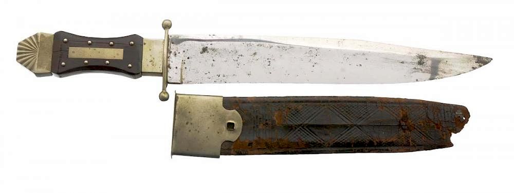 Appraisal: American Bowie Knife by Rose of New York Beautiful knife