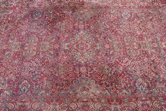 Appraisal: PERSIAN KERMAN RUG - ft in x ft in