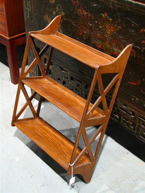 Appraisal: GEORGIAN STYLE THREE TIER SMALL SHELF