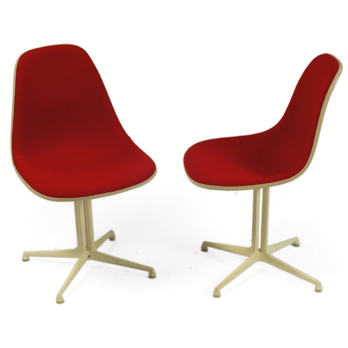 Appraisal: Charles and Ray Eames La Fonda chairs pair by Herman