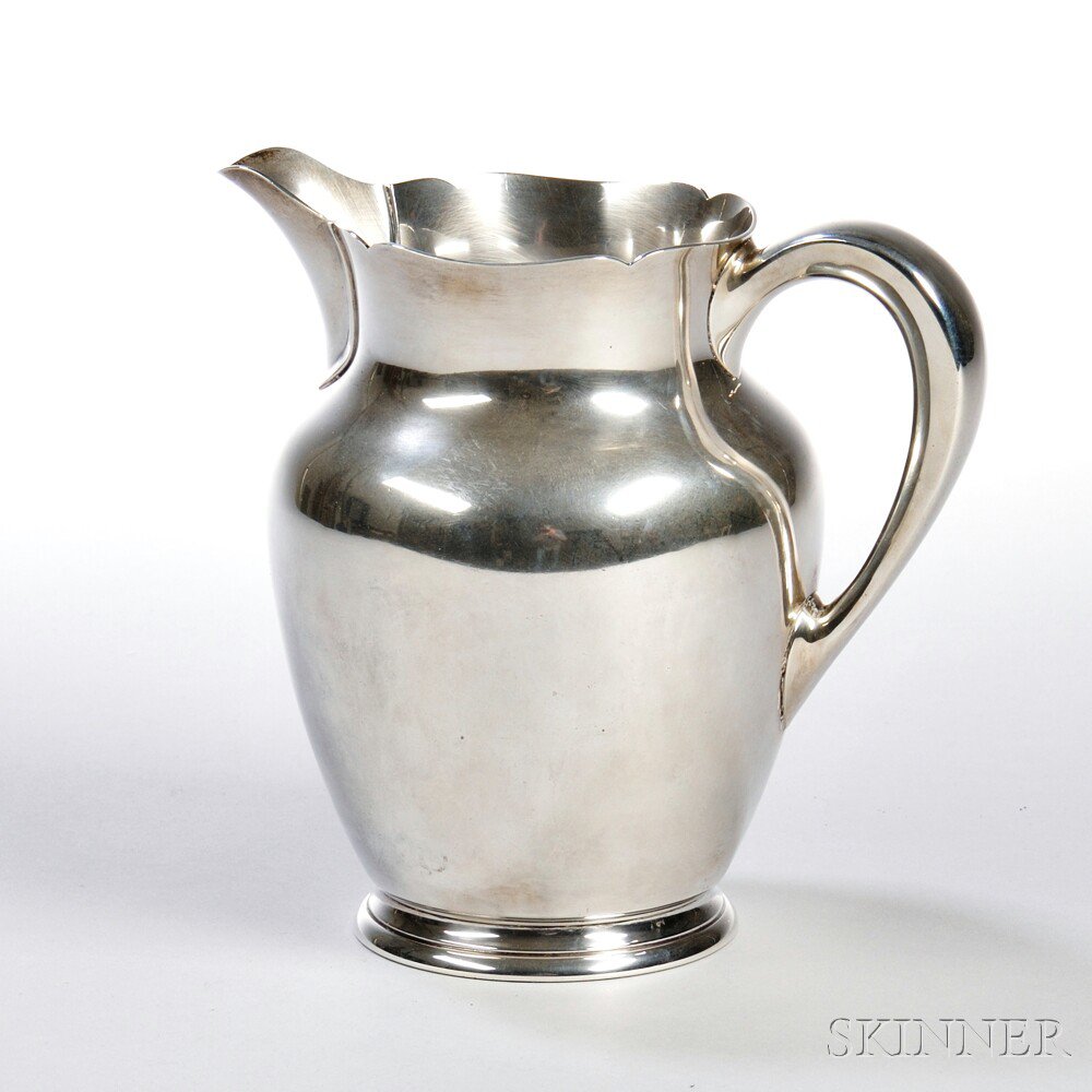 Appraisal: S Kirk Son Sterling Silver Pitcher Baltimore Maryland - of