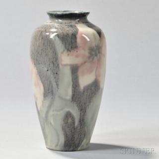 Appraisal: Jen Jensen Rookwood Pottery Vase Porcelain Cincinnati Ohio Vasiform decorated